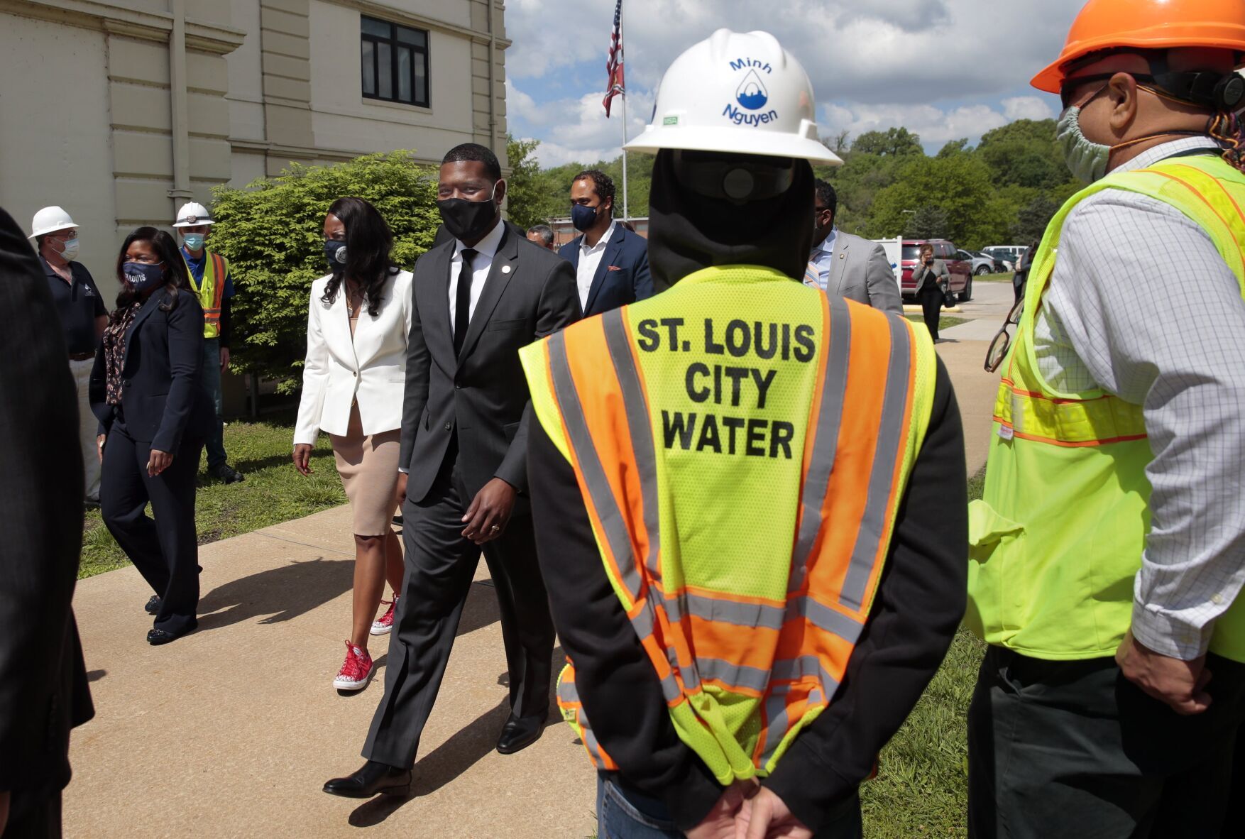 EPA chief tours city water plant